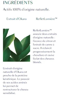 Baume démêlant éclat okara blond René Furterer - tube de 150 ml