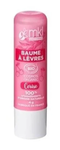 Baume à lèvres bio Cerise MKL Green Nature - 1 stick de 4g