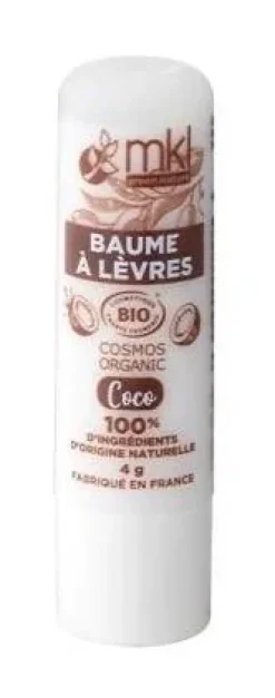 Baume à lèvres bio Coco MKL Green Nature - 1 stick de 4g