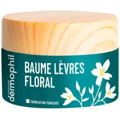 Baume lèvres floral Dermophil - pot de 15g