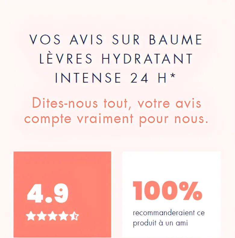 Baume lèvres hydratation intense 24H Avène - pot de 10g