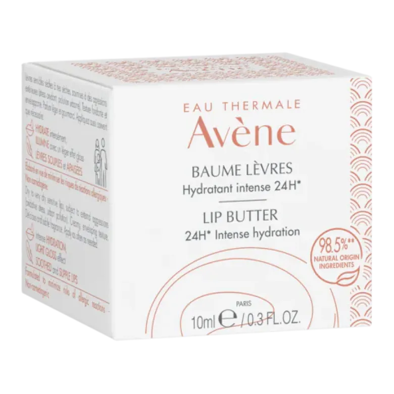 Baume lèvres hydratation intense 24H Avène - pot de 10g