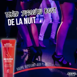 Baume reposant pieds fatigués Akileïne - tube de 75 ml