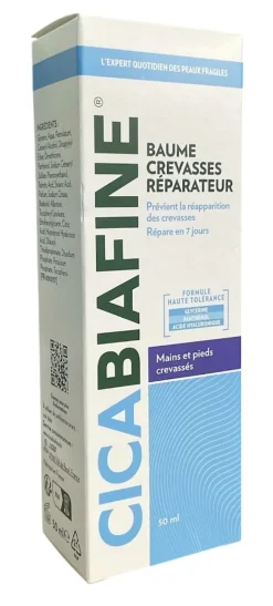 Baume réparateur crevasses Cicabiafine - tube de 50ml