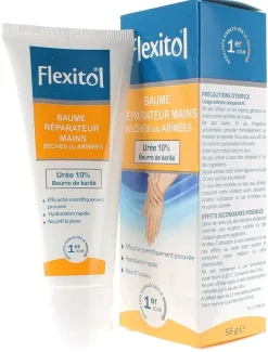 Baume réparateur mains sèches ou abîmées Flexitol - tube de 56g