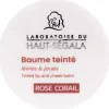 Baume teinté lèvres et joues rose corail Haut-ségala - pot de 9g