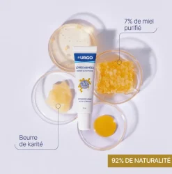 Baume ultra-riche lèvres abimées au miel Urgo - tube de 10ml