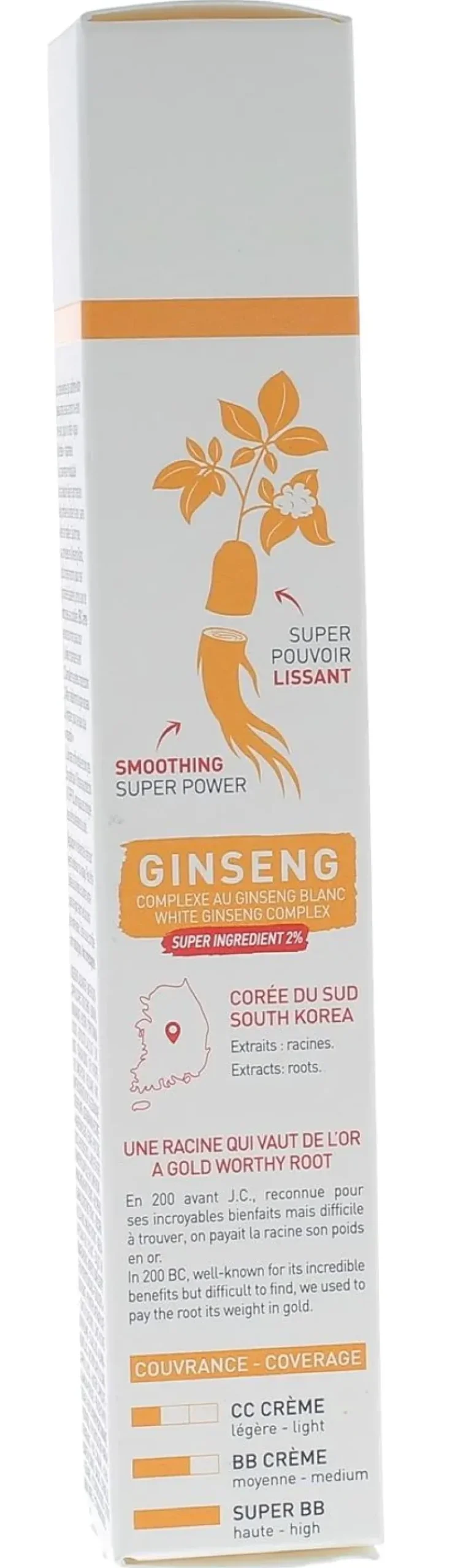 BB Crème au Ginseng teinte clair Erborian