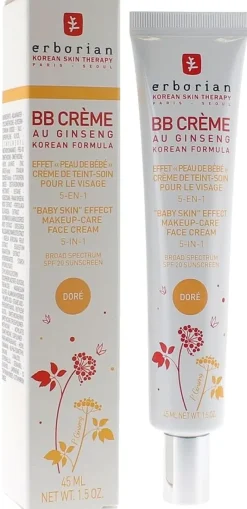 BB crème au ginseng teinte doré Erborian