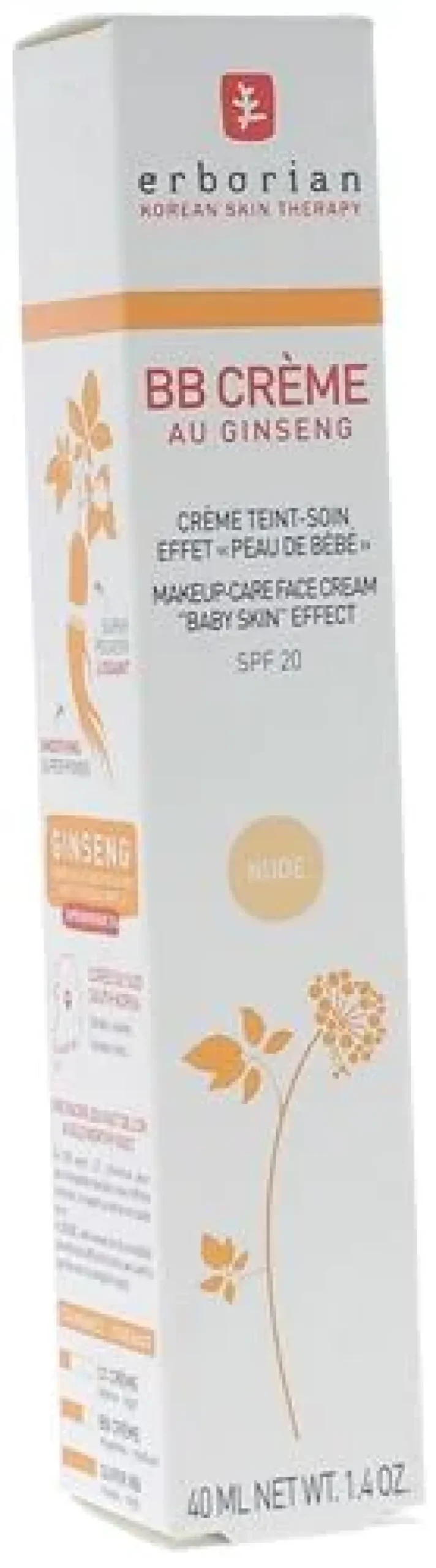 BB Crème au ginseng teinte nude Erborian