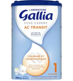 Bébé Expert AC Transit Lait en poudre 1er âge Gallia - pot de 800g