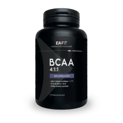 B.C.A.A. récupération EaFit construction musculaire - boite de 120 gélules