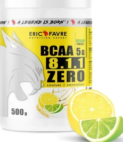 BCAA 8.1.1 zero saveur duo de citrons Eric Favre - pot de 500g
