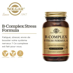 B-complex stress formula Solgar - pot de 90 comprimés