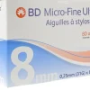 BD Micro-fine ultra aiguilles à stylos - 100 pièces de 8 mm