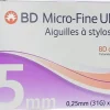 BD Micro-fine ultra aiguilles à stylos - 100 pièces de 5 mm