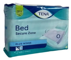 Bed Secure zone Plus Wings Alèses bordables 180x80cm Tena - paquet de 20 unités