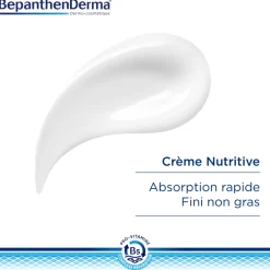 BepanthenDerma Crème Nutritive Corps 400 ml Peaux sèches et Sensibles