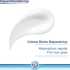 BepanthenDerma Crème Riche Réparatrice Corps 400 ml Peaux sèches et sensibles