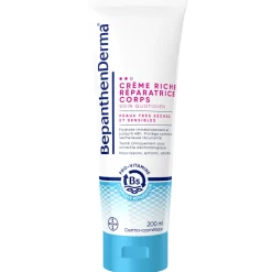 BepanthenDerma Crème Riche Réparatrice Corps 400 ml Peaux sèches et sensibles