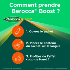 Berocca Boost goût cola effet coup de fouet – 14 sticks