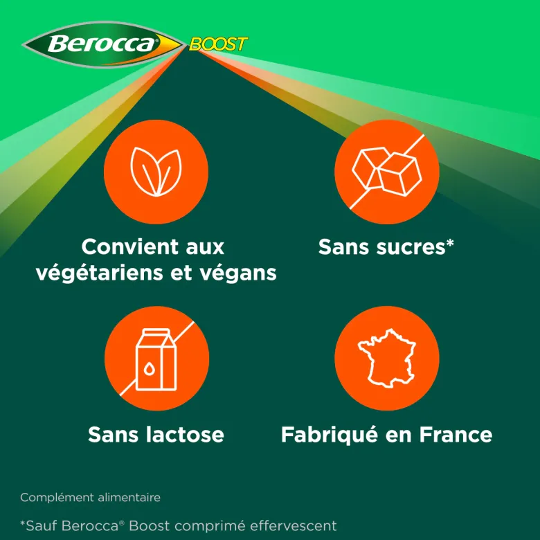 Berocca Boost goût cola effet coup de fouet – 14 sticks