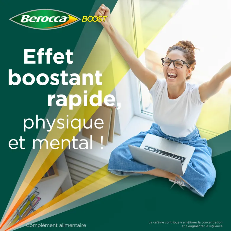 Berocca Boost goût cola effet coup de fouet – 14 sticks