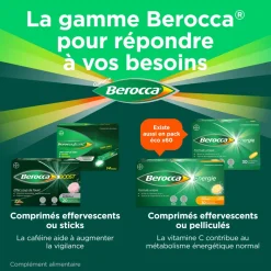 Berocca Boost goût cola effet coup de fouet – 14 sticks