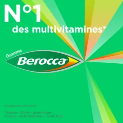 Berocca Energie Vitamine B et C, magnésium et Zinc 60 comprimés pellicules