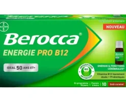 Berocca Énergie Pro B12 Bayer – 10 flacons