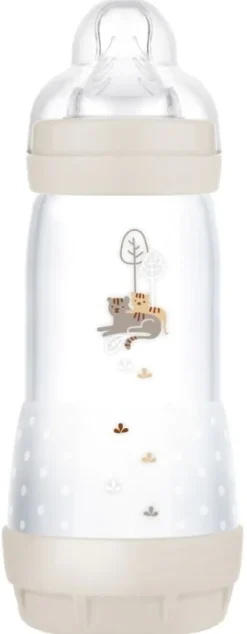 Biberon Easy Start 4 mois et + débit 3 coloris sable Mam - 1 biberon de 320 ml