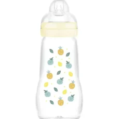Biberon en verre débit 2 à partir 2mois et+ MAM - un biberon de 260 ml