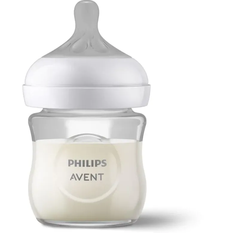 Biberon Natural Response en verre 0 mois et plus Avent