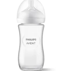 Biberon Natural Response en verre 0 mois et plus Avent