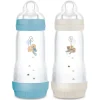 Biberon Océan et sable Easy start anti-colique 4+ mois débit 3 Mam - 2 biberons de 320 ml