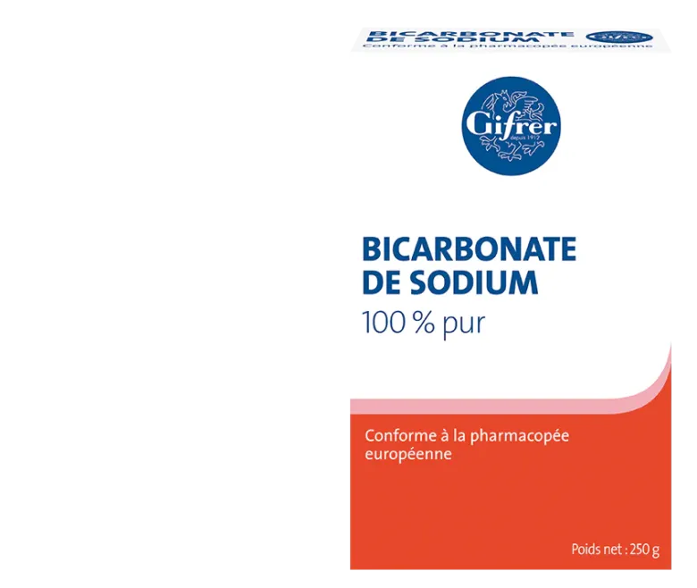 Bicarbonate de sodium Gifrer – boîte de 250 g
