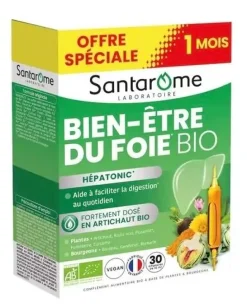 Bien-être du foie hépatonic Bio Santarome