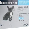 Biocanina Fiprodog Spot on 134 mg chiens moyens 10-20 kg - 3 pipettes