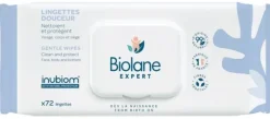 Biolane Expert lingettes douceur – sachet de 72 lingettes