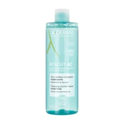 Biology AC Eau micellaire nettoyante purifiante bio A-derma