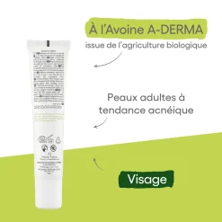 Biology AC Fluide anti-imperfection anti-marque A-derma - tube de 40 ml