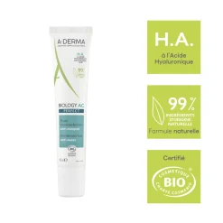 Biology AC Fluide anti-imperfection anti-marque A-derma - tube de 40 ml