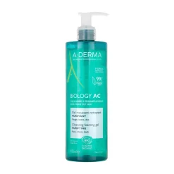 Biology AC Gel moussant nettoyant purifiant bio A-derma