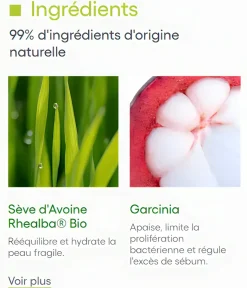 Biology AC Gel moussant nettoyant purifiant bio A-derma