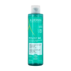 Biology AC Gel moussant nettoyant purifiant bio A-derma