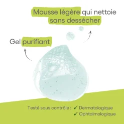 Biology AC Gel moussant nettoyant purifiant bio A-derma