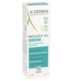 Biology ac global soin matifiant anti-imperfections A-derma - tube de 40ml