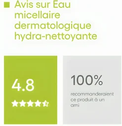 Biology Eau micellaire dermatologique hydra-nettoyante A-Derma