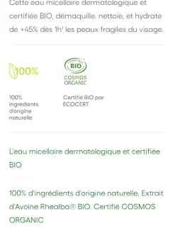 Biology Eau micellaire dermatologique hydra-nettoyante A-Derma
