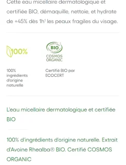 Biology Eau micellaire dermatologique hydra-nettoyante A-Derma